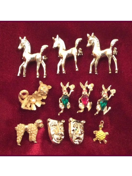Vintage Jewelry - Scatter Pins Collection